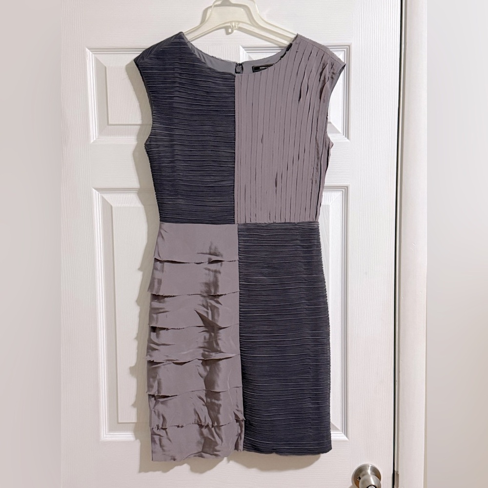 BCBGMaxAzria Gray Dress - Size 10 - NWOT